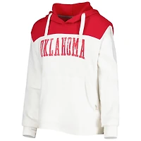 Pressbox /Crimson Oklahoma Sooners Chicago 2-Hit Yoke Pullover Hoodie