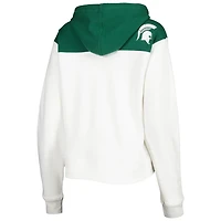 Pressbox /Green Michigan State Spartans Chicago 2-Hit Yoke Pullover Hoodie