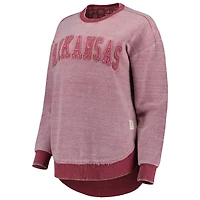 Pressbox Arkansas Razorbacks Ponchoville Pullover Sweatshirt