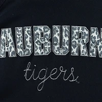 Pressbox Auburn Tigers Steamboat Animal Print Raglan Pullover Sweatshirt