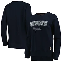 Pressbox Auburn Tigers Steamboat Animal Print Raglan Pullover Sweatshirt