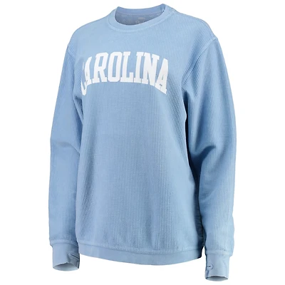 Pressbox Carolina North Tar Heels Comfy Cord Vintage Wash Basic Arch Pullover Sweatshirt