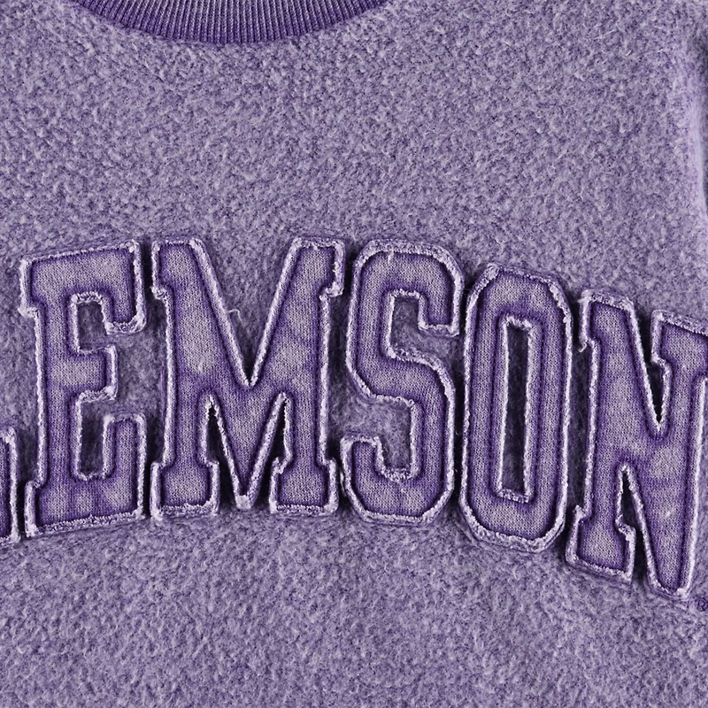Pressbox Clemson Tigers Ponchoville Pullover Sweatshirt