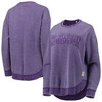 Pressbox Clemson Tigers Ponchoville Pullover Sweatshirt