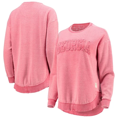 Pressbox Georgia Bulldogs Ponchoville Pullover Sweatshirt
