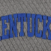 Pressbox Heather Charcoal Kentucky Wildcats Moose Quilted Pullover Sweatshirt