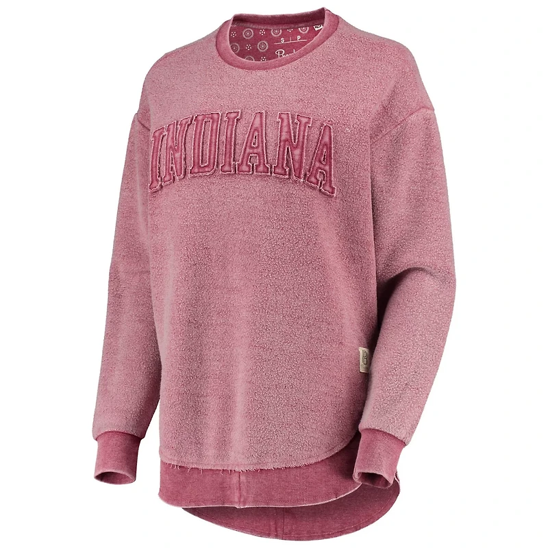 Pressbox Indiana Hoosiers Ponchoville Pullover Sweatshirt