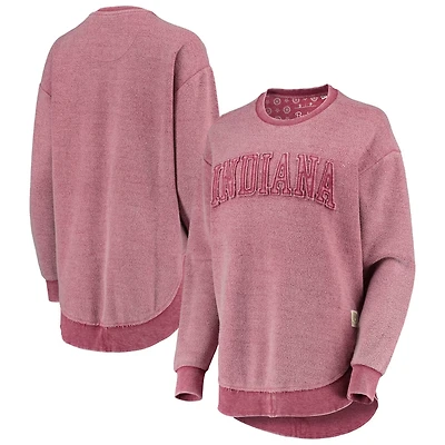 Pressbox Indiana Hoosiers Ponchoville Pullover Sweatshirt