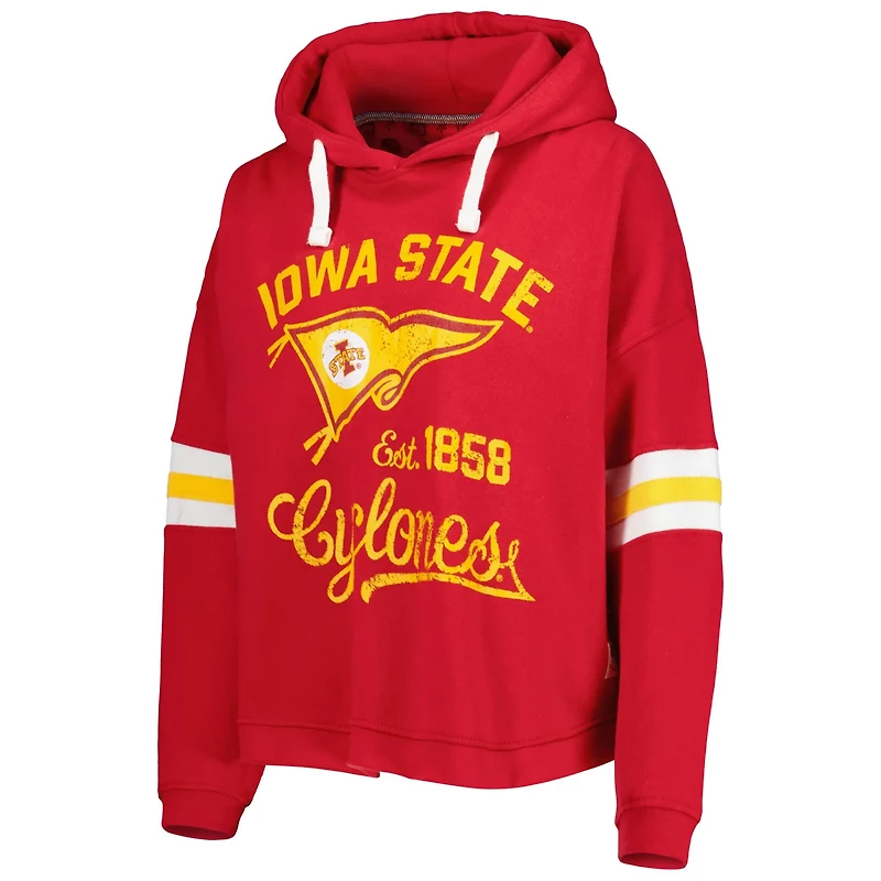 Pressbox Iowa State Cyclones Super Pennant Pullover Hoodie