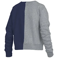 Pressbox Michigan Wolverines Half and Raglan Pullover Sweatshirt