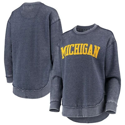 Pressbox Michigan Wolverines Vintage Wash Pullover Sweatshirt