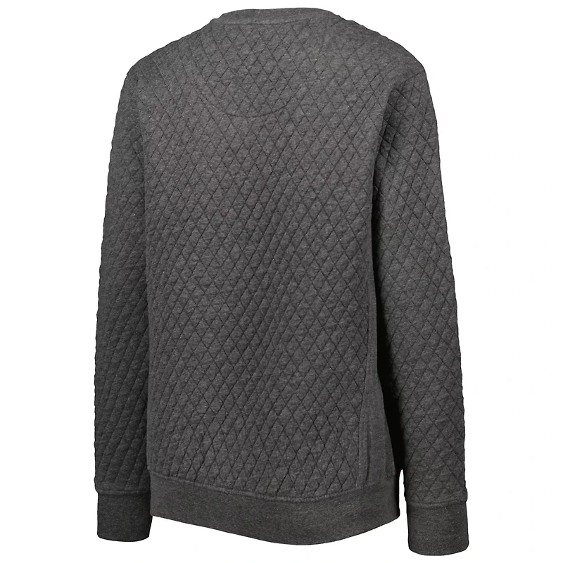 Pressbox Mississippi State Bulldogs Moose Quilted Pullover Sweatshirt