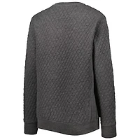 Pressbox Mississippi State Bulldogs Moose Quilted Pullover Sweatshirt