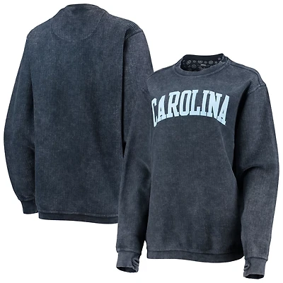 Pressbox North Carolina Tar Heels Comfy Cord Vintage Wash Basic Arch Pullover Sweatshirt