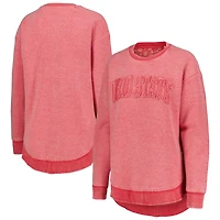Pressbox Ohio State Buckeyes Ponchoville Pullover Sweatshirt