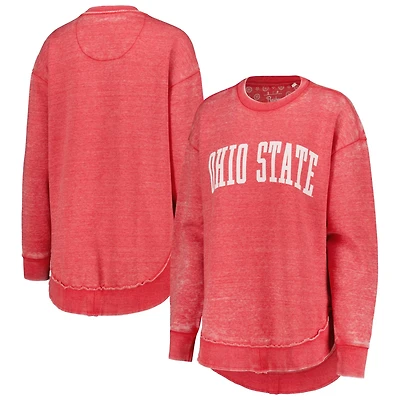 Pressbox Ohio State Buckeyes Vintage Wash Pullover Sweatshirt