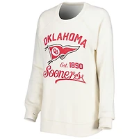 Pressbox Oklahoma Sooners Old Standard Pennant Knobi Raglan Pullover Sweatshirt