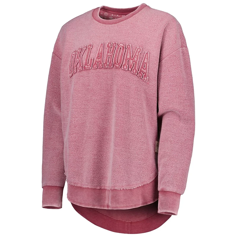 Pressbox Oklahoma Sooners Ponchoville Pullover Sweatshirt