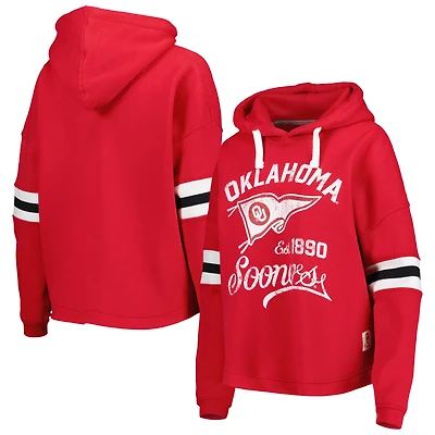 Pressbox Oklahoma Sooners Super Pennant Pullover Hoodie