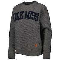 Pressbox Ole Miss Rebels Moose Quilted Pullover Sweatshirt