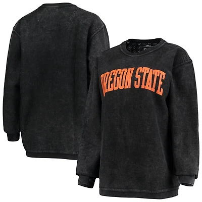 Pressbox Oregon State Beavers Comfy Cord Vintage Wash Basic Arch Pullover Sweatshirt