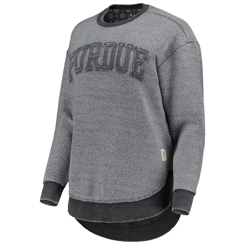 Pressbox Purdue Boilermakers Ponchoville Pullover Sweatshirt