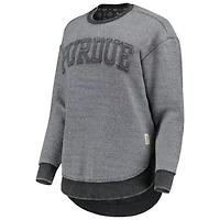 Pressbox Purdue Boilermakers Ponchoville Pullover Sweatshirt