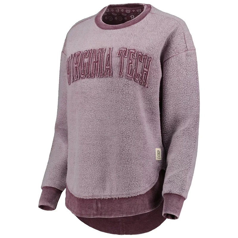 Pressbox Virginia Tech Hokies Ponchoville Pullover Sweatshirt