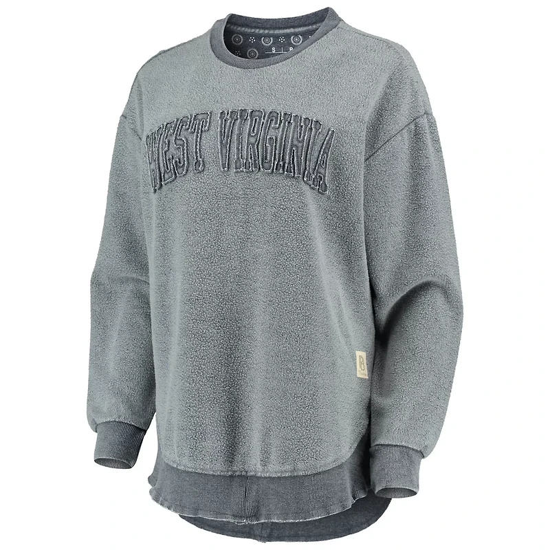 Pressbox West Virginia Mountaineers Ponchoville Pullover Sweatshirt