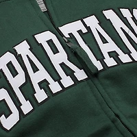 Stadium Athletic Michigan State Spartans Arched Name Full-Zip Hoodie