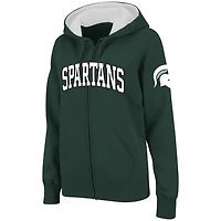 Stadium Athletic Michigan State Spartans Arched Name Full-Zip Hoodie