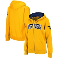 Stadium Athletic West Virginia Mountaineers Arched Name Full-Zip Hoodie