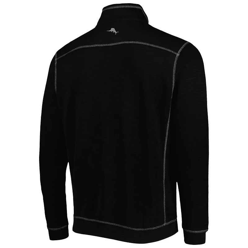 Tommy Bahama Georgia Bulldogs Big Tall Tobago Bay Tri-Blend Quarter-Zip Sweatshirt