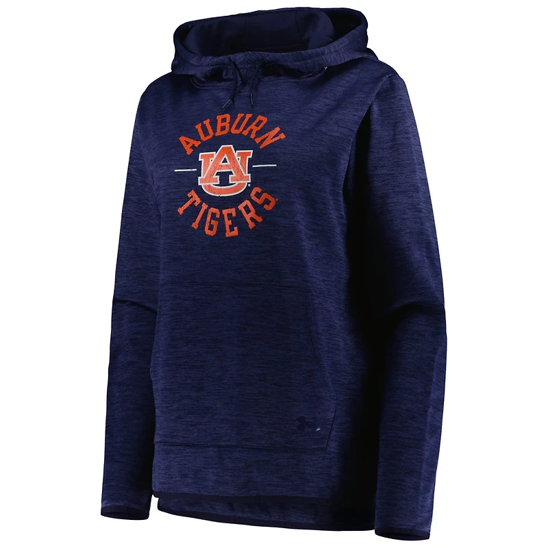 Under Armour Heathered Auburn Tigers Fleece Pullover Hoodie