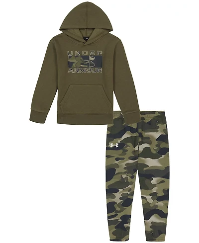 Under Armour Toddler Boys' Camo Lock Up Hoodie Set