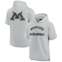 Unisex Fanatics Signature Minnesota Golden Gophers Elements Super Soft Fleece Short Sleeve Pullover Hoodie
