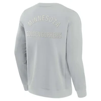 Unisex Fanatics Signature Minnesota Golden Gophers Super Soft Pullover Crew Sweatshirt