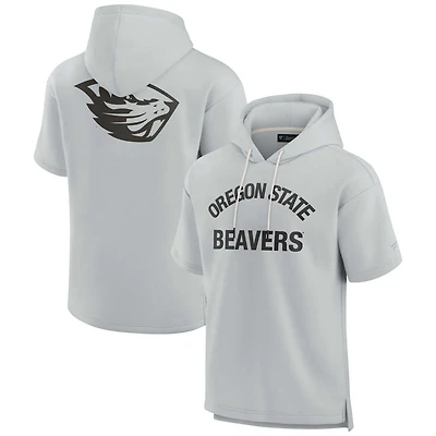 Unisex Fanatics Signature Oregon State Beavers Elements Super Soft Fleece Short Sleeve Pullover Hoodie