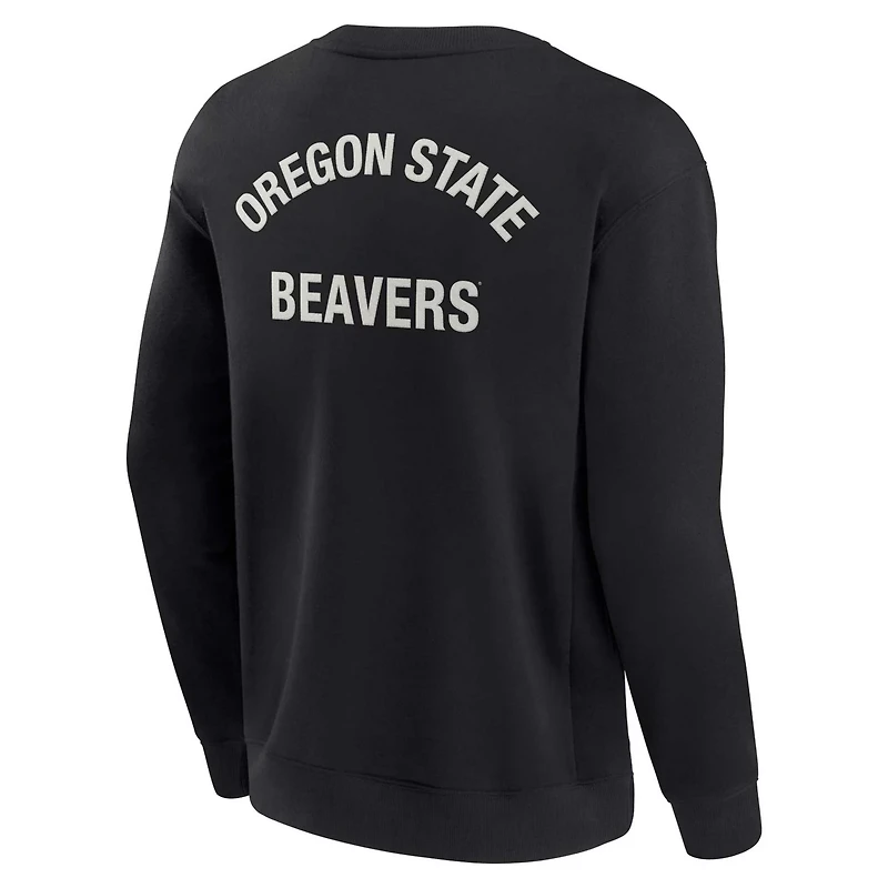 Unisex Fanatics Signature Oregon State Beavers Super Soft Pullover Crew Sweatshirt