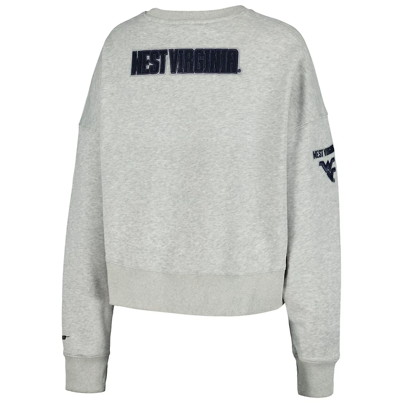 West Virginia Mountaineers Classic 3-Hit Pullover Sweatshirt