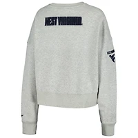 West Virginia Mountaineers Classic 3-Hit Pullover Sweatshirt