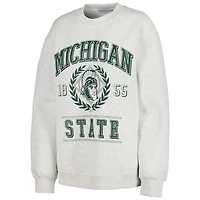 Women's Established  Co Michigan State Spartans Logo Pullover Sweatshirt