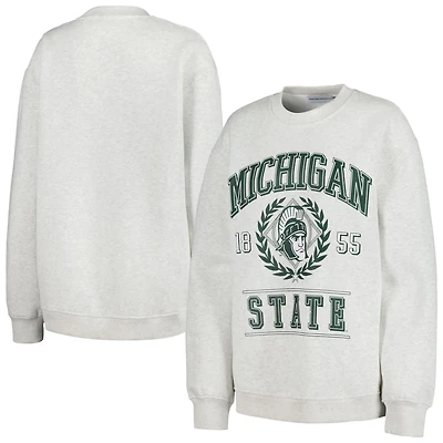 Women's Established Co Michigan State Spartans Logo Pullover Sweatshirt