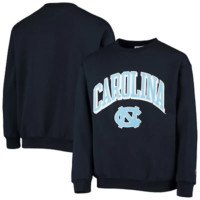 Youth Champion Heathered North Carolina Tar Heels Powerblend Fleece Sweatshirt