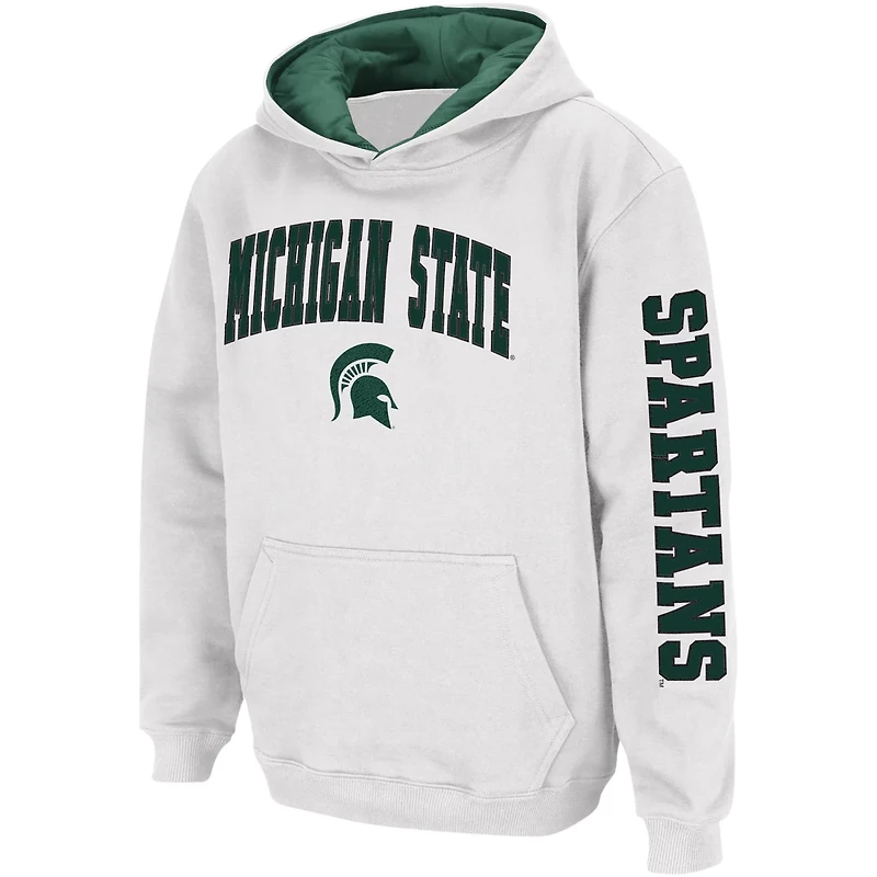 Youth Colosseum Michigan State Spartans 2-Hit Pullover Hoodie
