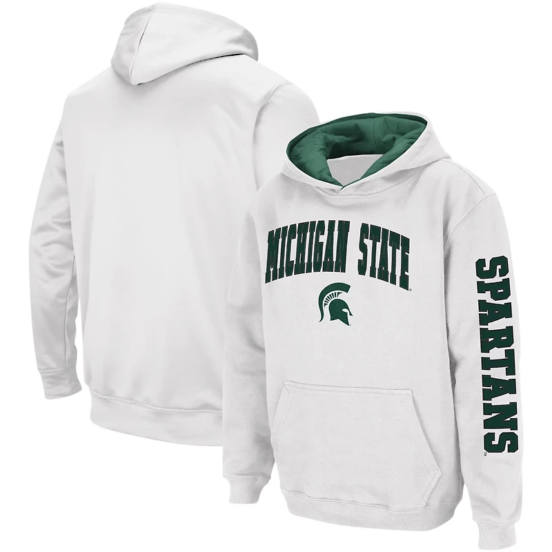 Youth Colosseum Michigan State Spartans 2-Hit Pullover Hoodie
