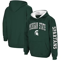 Youth Colosseum Michigan State Spartans 2-Hit Team Pullover Hoodie