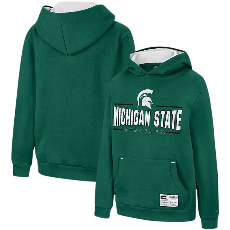 Youth Colosseum Michigan State Spartans Lead Guitarists Pullover Hoodie