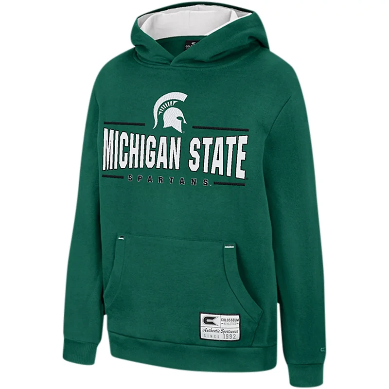 Youth Colosseum Michigan State Spartans Lead Guitarists Pullover Hoodie