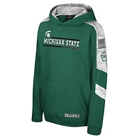 Youth Colosseum Michigan State Spartans OHT Military Appreciation Cyclone Digital Camo Pullover Hoodie